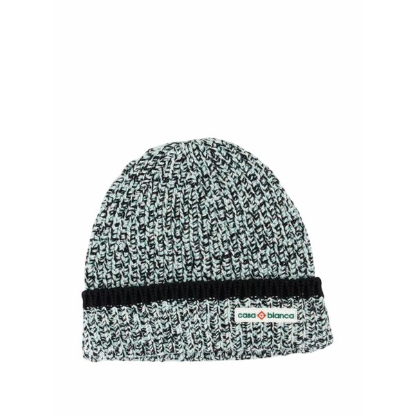 カサブランカ メンズ 帽子 アクセサリー Ribbed wool beanie Green