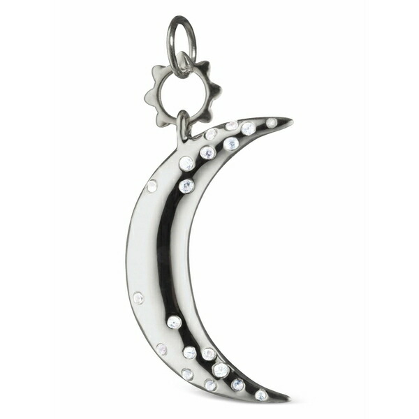 モニカリッチコサン レディース ネックレス・チョーカー・ペンダントトップ アクセサリー White sapphire dream moon pendant Silver|asty