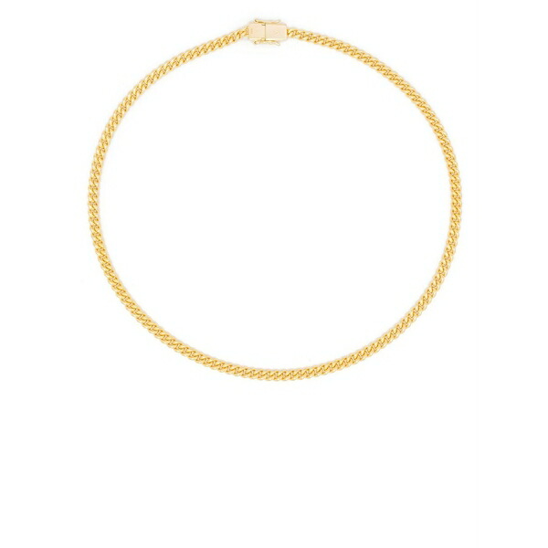 トム白木 メンズ 首飾り・チョー鉄道車両 佩び物 Curb chain necklace Gold