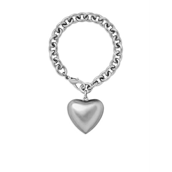 ロクサンヌ・アスリン レディース ブレスレット・バングル・アンクレット アクセサリー Puffy heart bracelet Silver｜asty