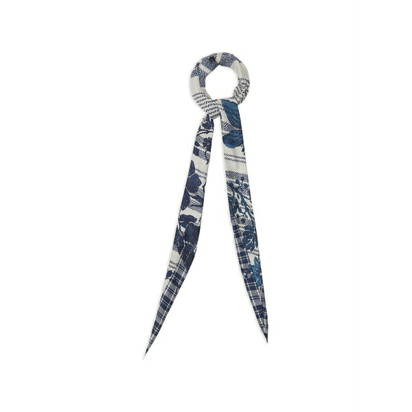 ピエール＝ルイ・マシア メンズ マフラー・ストール・スカーフ アクセサリー Aloeuw floral-print scarf Blue｜asty