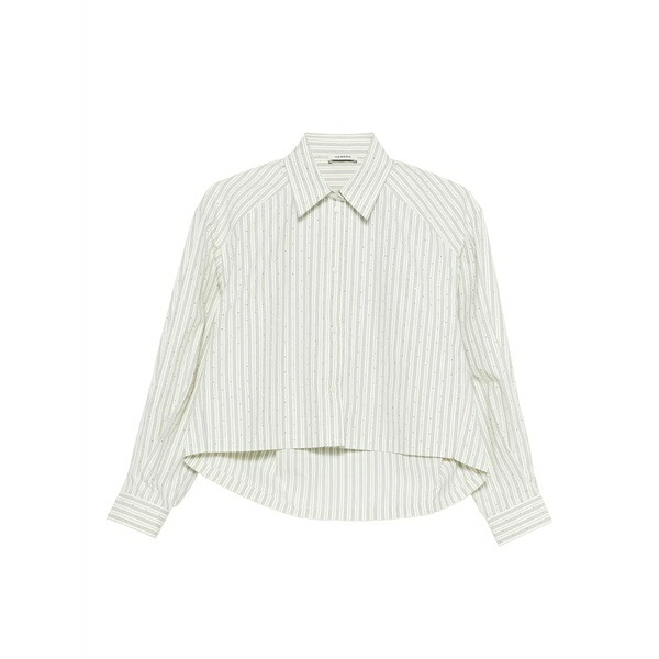 サンドロ レディース シャツ トップス Long-sleeve shirt White|asty