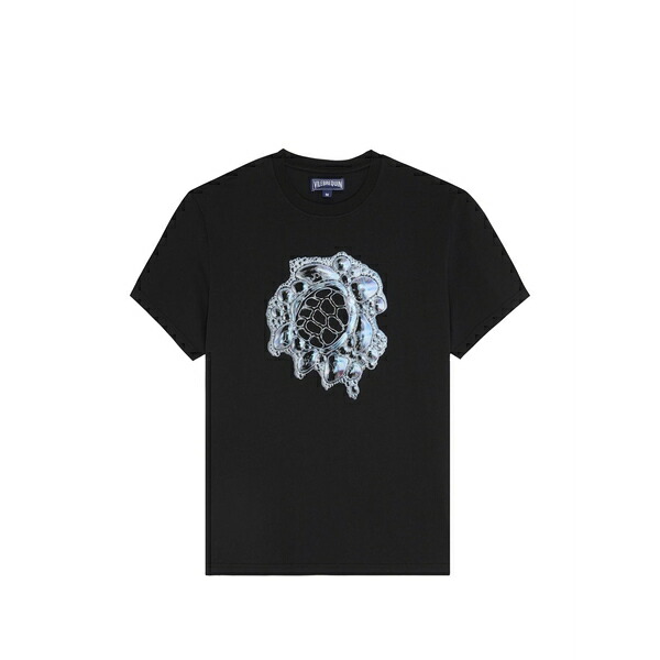 ヴィルブレクイン メンズ Tシャツ トップス Bubble turtle 3d t-shirt Black｜asty