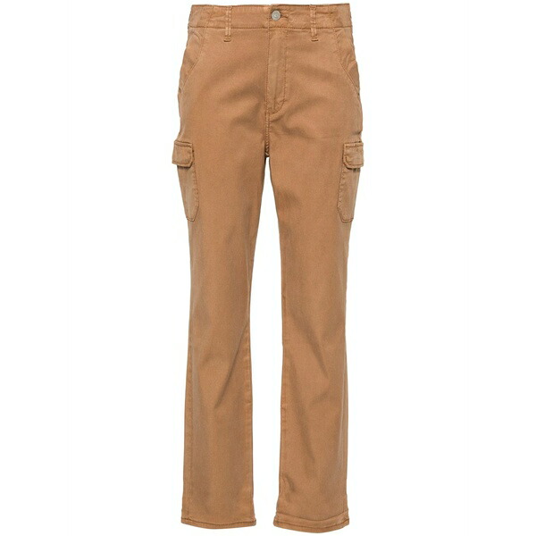 ページ レディース 心地好いズボン下 ボトムス Drew straight cargo trousers Brown