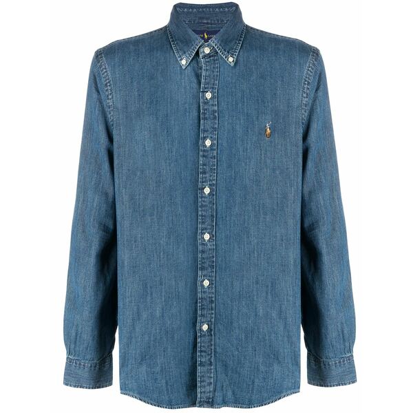 ラルフローレン メンズ シャツ トップス Polo pony shirt  Blue