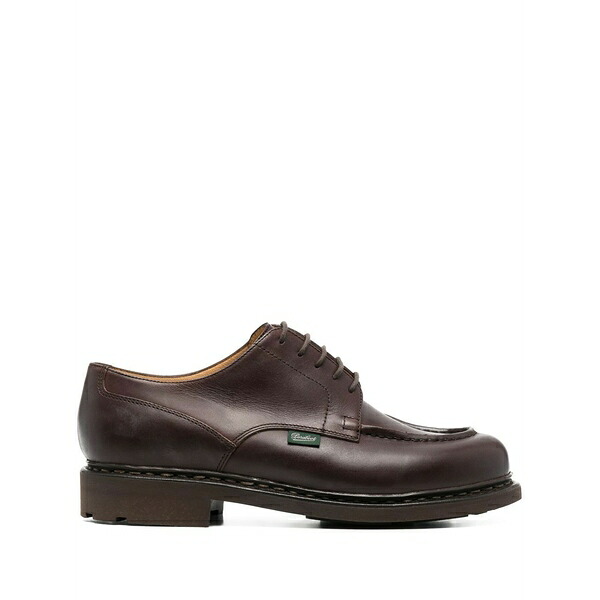 パラブーツ メンズ 御召しものシューズ シューズ Chambord leather derby shoes Brown
