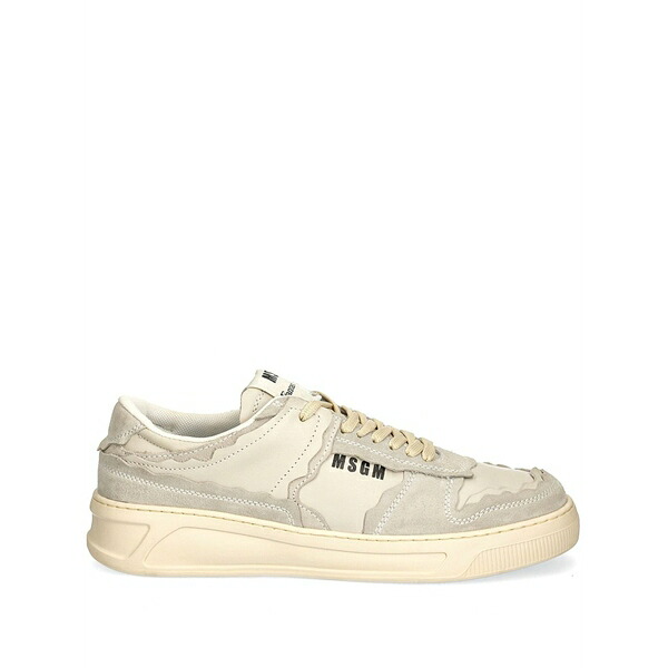 エムエスジイエム メンズ スニーカー シューズ Fantastic green sneakers Neutrals|asty