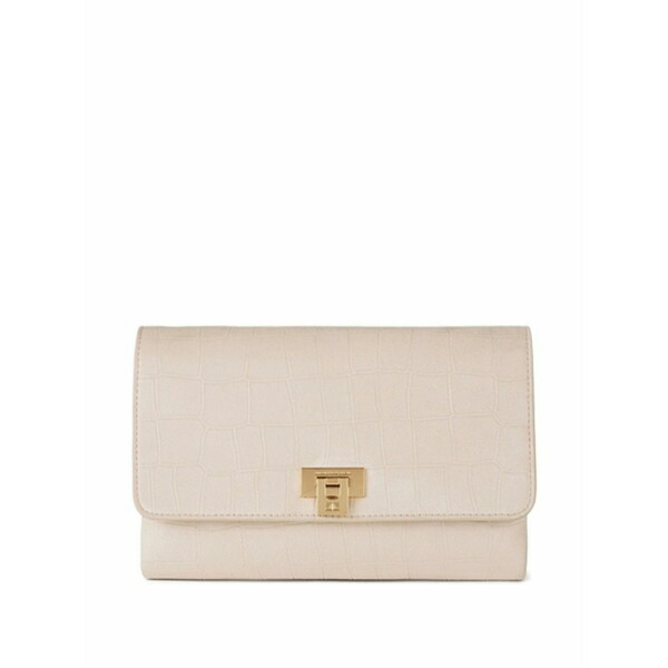 エリザベスフランキ レディース クラッチペダル御徒面子 御徒面子 Suede clutch bag  Neutrals
