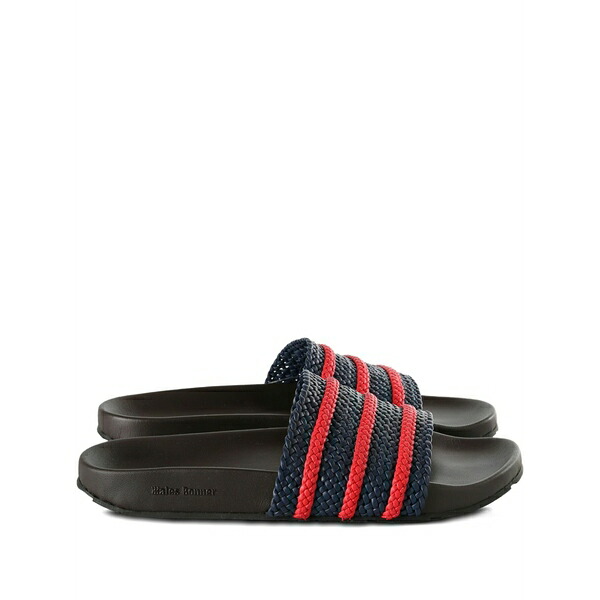 アディダス メンズ サンダル シューズ X wales bonner adilette slides Blue