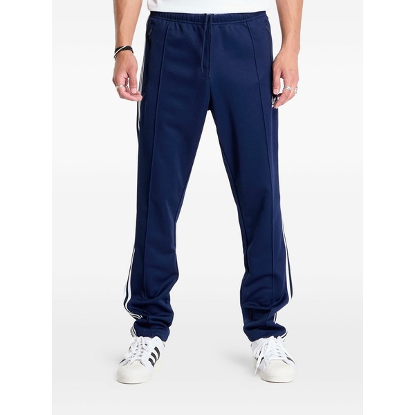 アディダス メンズ カジュアルパンツ ボトムス Side-stripes track pants Blue|asty