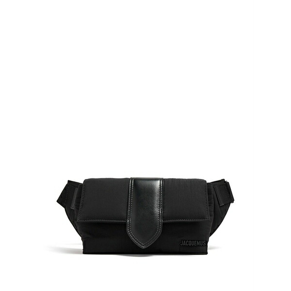 ジャクエムス メンズ 商行為系 御徒面子 La banane bambino belt bag Black
