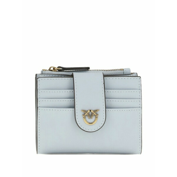 ピンコ レディース 紙入れ 付属品 Appliqu茫漏 zipped wallet Blue