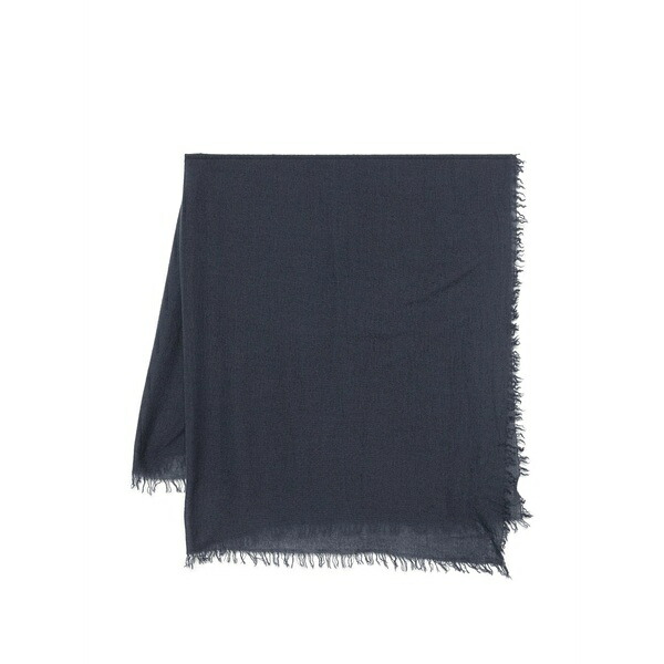 ファリエロ サルティ メンズ えり巻き・袈裟・えり巻き 付属物 New chris fringed scarf Blue