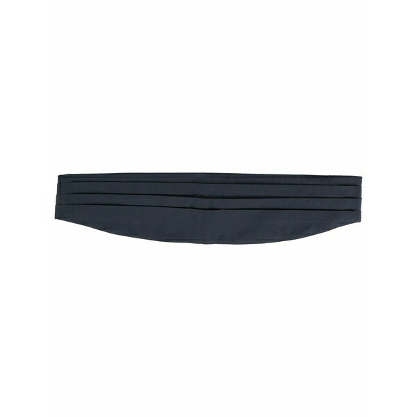 トネッロ メンズ 胴締め 付属品 Pleated waist belt Blue