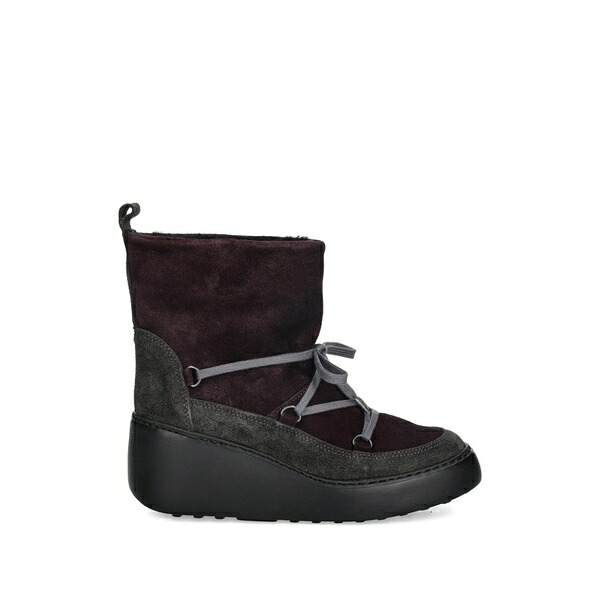 飛球英国の首都 レディース ブーツ シューズ Lace-up platform boots Brown