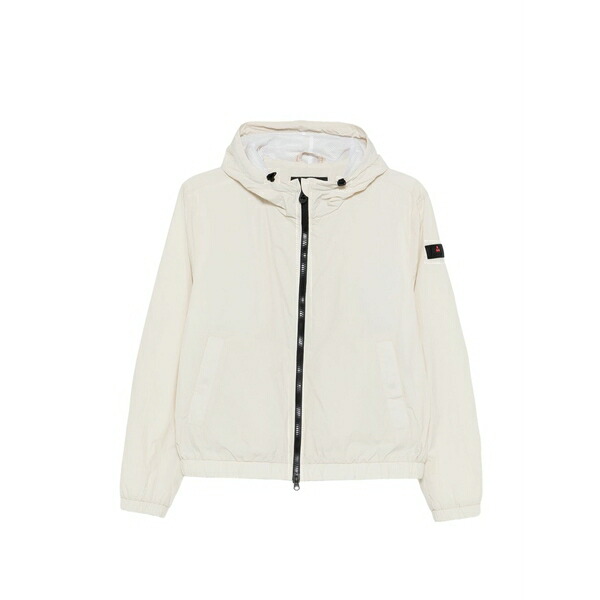 ピューテリー レディース ジャケット&ブルゾン アウター Hooded zip-up jacket White|asty