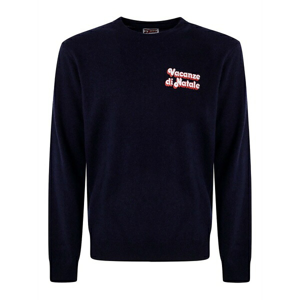 エムシーツーセイントバース メンズ 編み物\u0026プルオーバー アウター Long-sleeve wool sweater Black