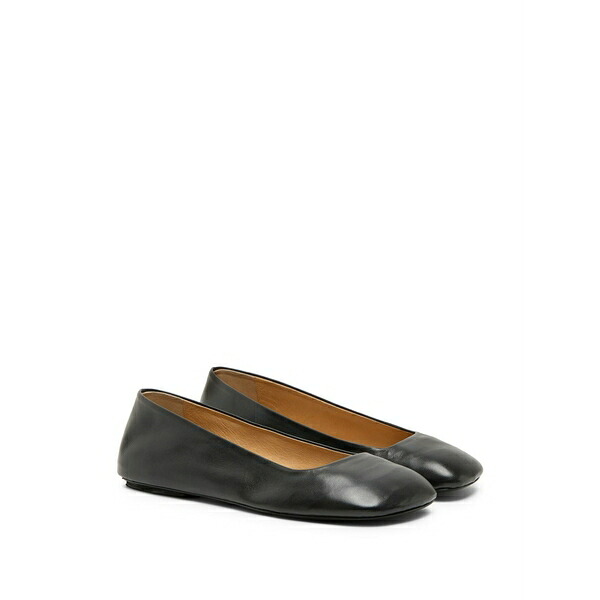 マーシル レディース サンダル シューズ Bama square-toe ballet flats Black|asty