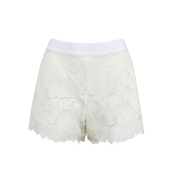 フレーデュマール レディース カジュアルパンツ ボトムス Floral-motif shorts White|asty