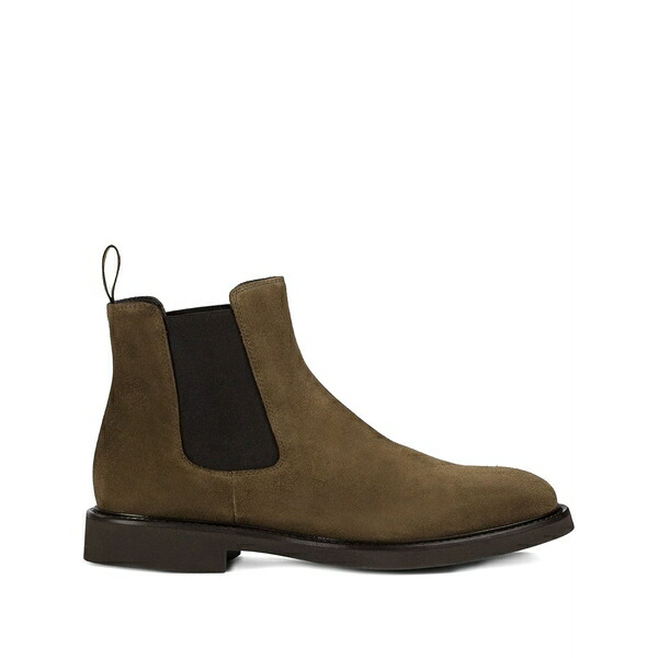 ドンカルズ メンズ ブーツ シューズ Suede elastic-sided boots Brown