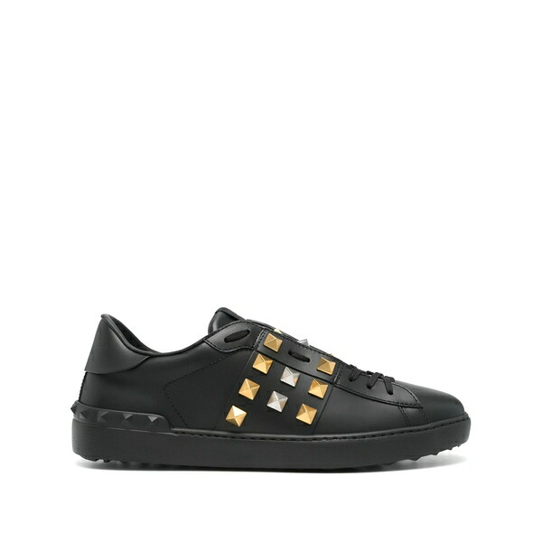 ヴァレンティノ ガラヴァーニ メンズ スニーカー シューズ Rockstud untitled sneakers Black
