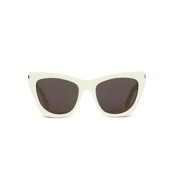 サンローラン アイウェア レディース サングラス&アイウェア アクセサリー Sl 214 kate cat-eye frame sunglasses White|asty