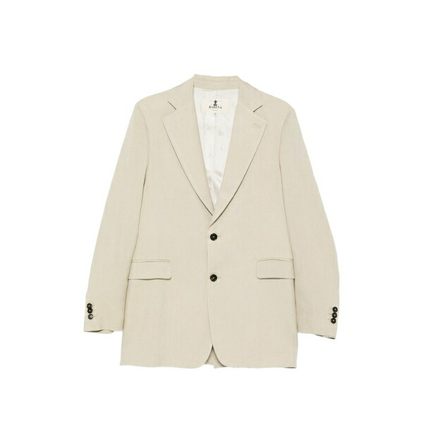 バレナ レディース ジャケット&ブルゾン アウター Buttoned blazer Neutrals|asty