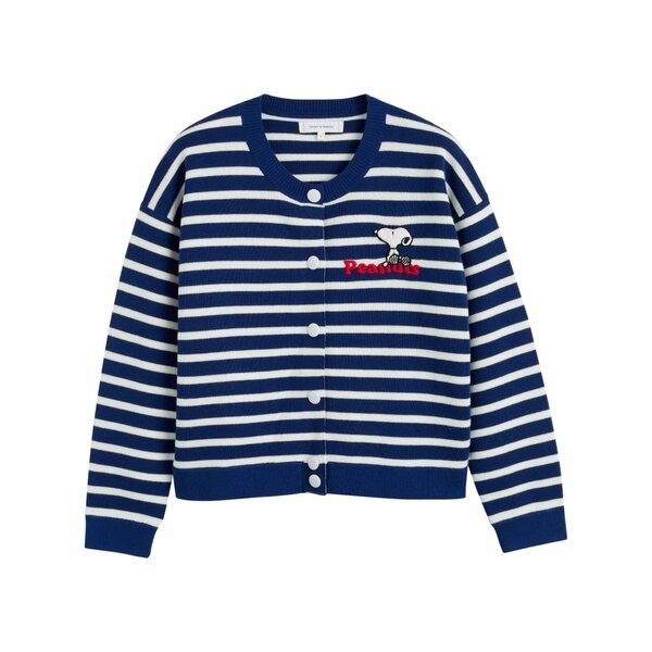 チンティアンドパーカー レディース カーディガン アウター Snoopy cardigan Blue｜asty
