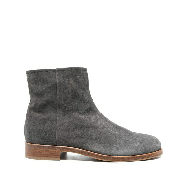 コモン・プロジェクツ メンズ ブーツ シューズ Zipper suede boots Grey