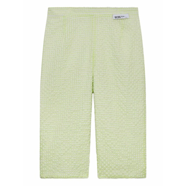ジーシーディーエス レディース カジュアルパンツ ボトムス Vichy capri trousers Green|asty