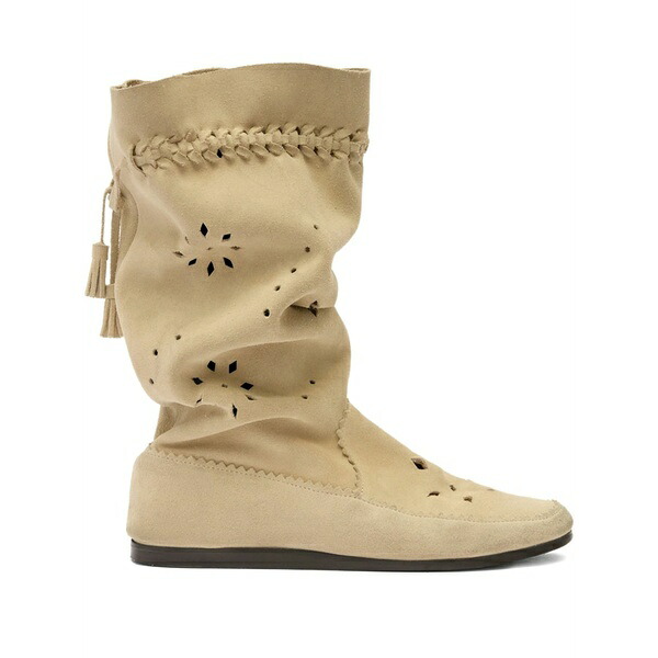 イザベル マラン レディース ブーツ シューズ Tassel cut-out welky boots Neutrals｜asty