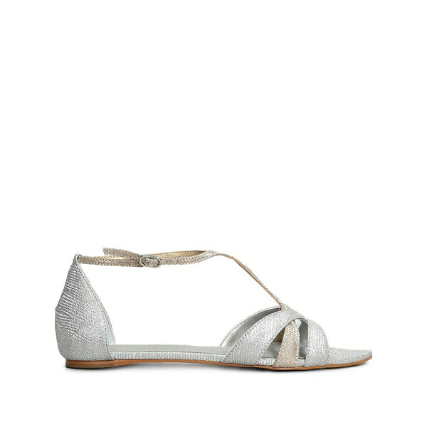 カラノ レディース サンダル シューズ Two-tone sandals Silver｜asty
