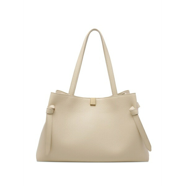 ユゼフィ レディース ショルダーバッグ 御徒面子 Gyoza pebble-grain shoulder bag Neutrals