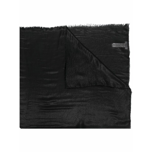 ファビアナ フィリッピ レディース えり巻き・袈裟・えり巻き 付属品 Tonal-design scarf Black