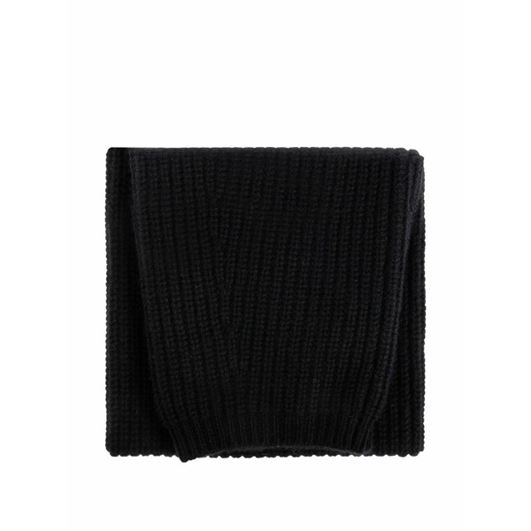 リサ・ヤン メンズ えり巻き・袈裟・えり巻き 付属物 Ribbed scarf Black