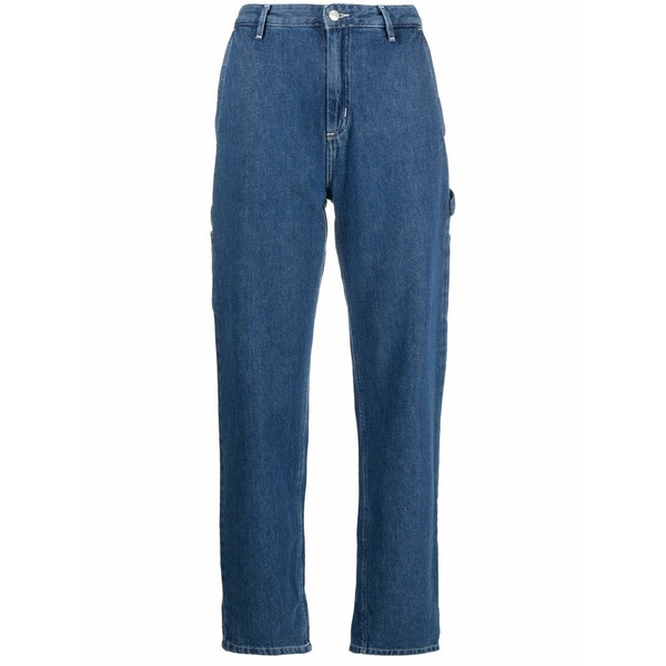 カーハート レディース デニムパンツ ボトムス Pierce straight-leg jeans Blue｜asty