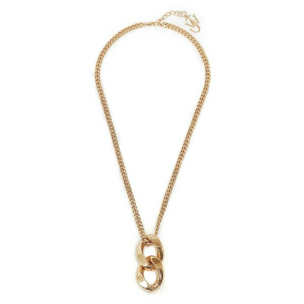 J.W.アンダーソン レディース ネックレス・チョーカー・ペンダントトップ アクセサリー Chain-link pendant necklace Gold|asty