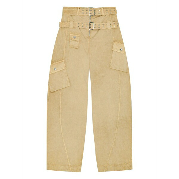 ガニー レディース 心地好いズボン下 ボトムス Cargo-pocket trousers Neutrals