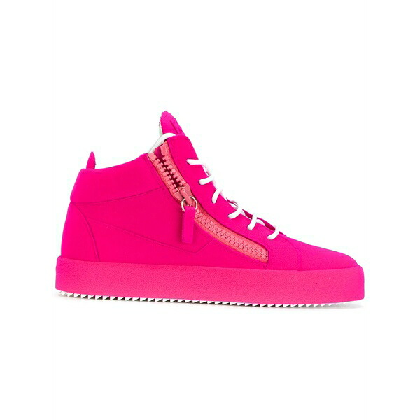 ジュゼッペザノッティ レディース スニーカー シューズ The unfinished hi-top sneakers Pink