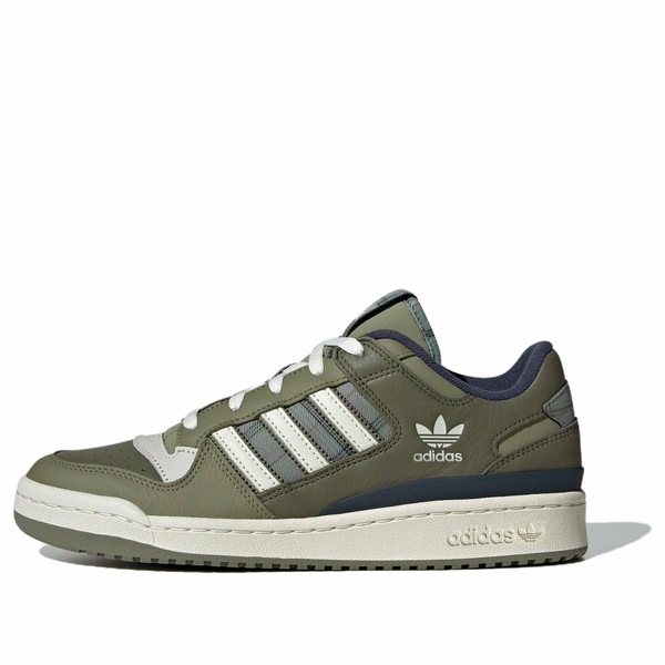 adidas アディダス メンズ スニーカー 討論会 【adidas Forum Low CL \u0027Olive Navy\u0027 JH9596】  大いさ US_8.5(26.5糎) 靴-メンズ靴-スニーカー