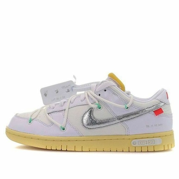 Nike ナイキ メンズ スニーカー ダンク 【Nike x Off-White Dunk Low 'Lot 01 of 50' DM1602-127】 サイズ US_6.5(24.5cm)|asty