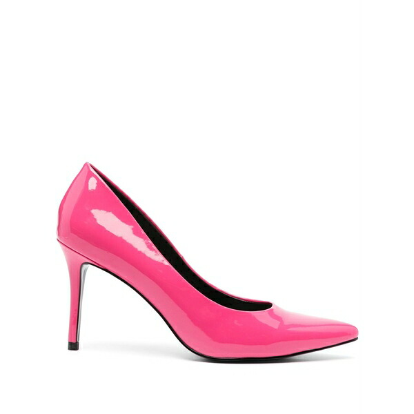 呼びりん探し回る レディース パンプス シューズ 90粍 faux-leather pumps Pink