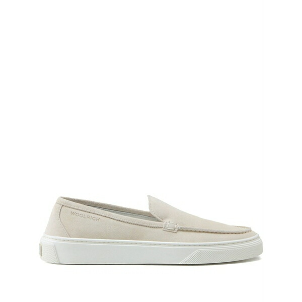 毛糸 分限者 レディース スリッポン・ローファー シューズ Suede slip-on loafers Neutrals