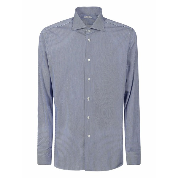 ボリエッロ メンズ シャツ トップス Spaccanapoli striped shirt Blue