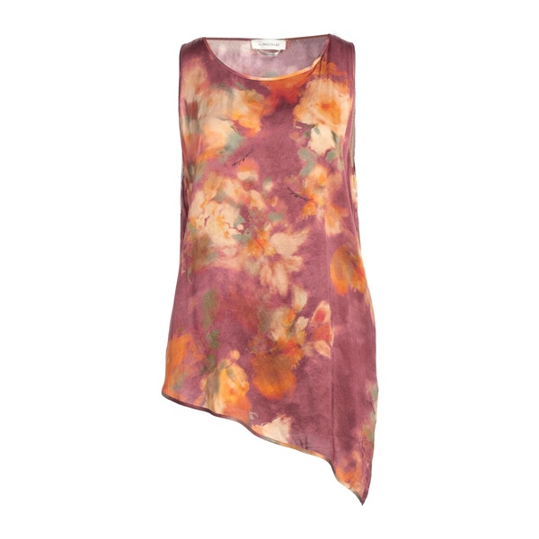 【送料無料】 ブルマリン レディース Tシャツ トップス Tops Red