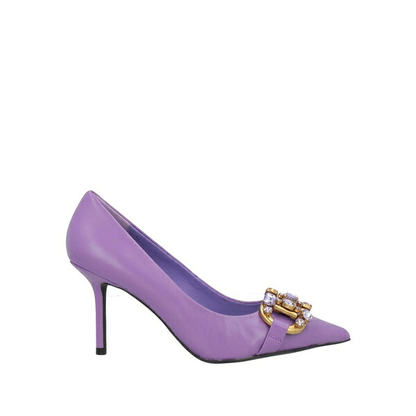 【送料無料】 トスカブルー? レディース パンプス シューズ Pumps Purple