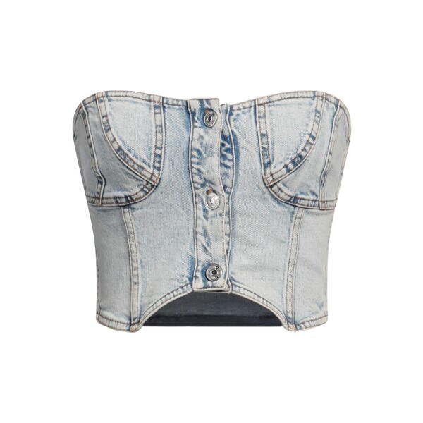 【送料無料】 グリフォーニ レディース Tシャツ トップス Tops Blue