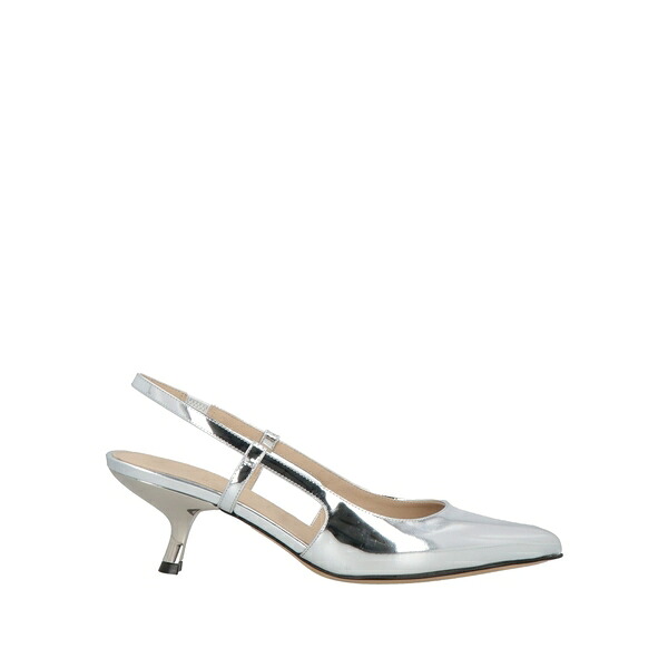 【貨物輸送無料】 行動論理 レディース パンプス シューズ Pumps Silver