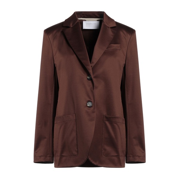 【送料無料】 ハリスワーフロンドン レディース ジャケット＆ブルゾン アウター Blazers Brown
