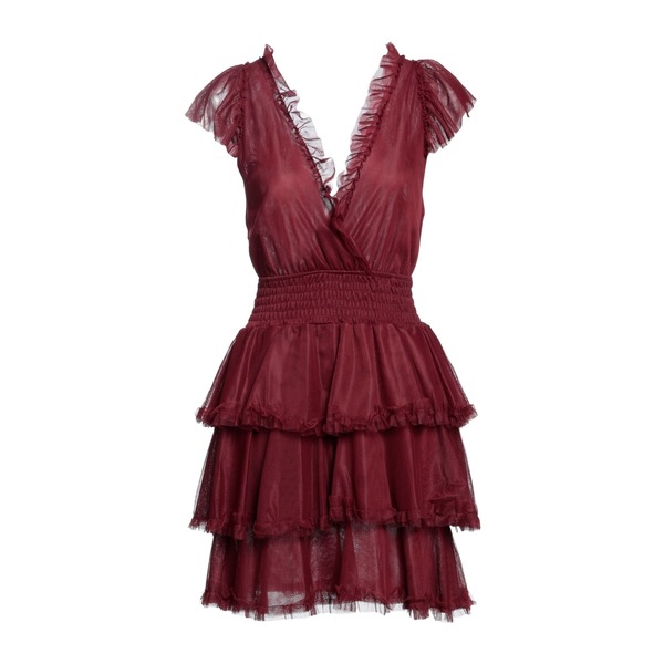 【送料無料】 ソーアリュール レディース ワンピース トップス Mini dresses Red|asty